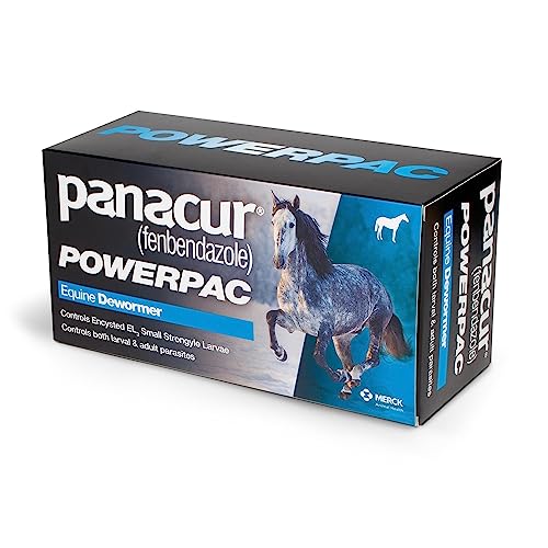 MERCK ANIML HEALTH/DURVET Panacur Powerpac Dewormr Fenbendazole 1 Pack 57 Gram Paste 10%