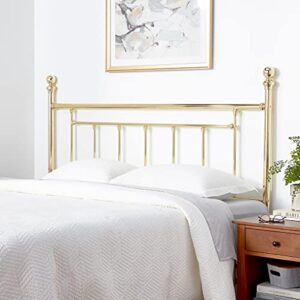 Hillsdale Furniture Hillsdale Chelsea, Bed Frame Not Included King Headboard, Classic Brass