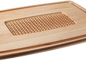 Snow River USA Hardwood Maple Pyramid Cutting Carving Board with Juice Groove 15" x 21" x .75"