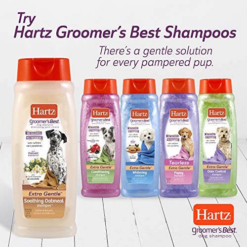 Hartz Groomer's Best Whitening Dog Shampoo, 18 Ounce Bottle