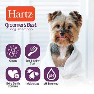 Hartz Groomer's Best Whitening Dog Shampoo, 18 Ounce Bottle