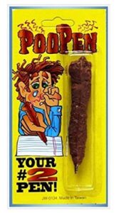 loftus your number 2 pen! poo pen