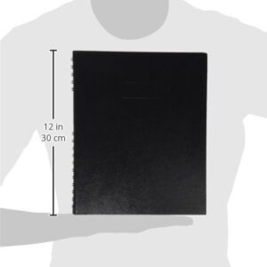 Blueline NotePro Notebook, Black, 11 x 8.5 inches, 300 Pages (A10300.BLK)