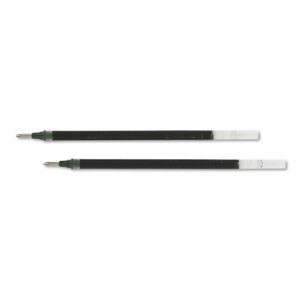 uni-ball 65808 refill for uni-ball gel impact gel pen bold black ink 2/pack