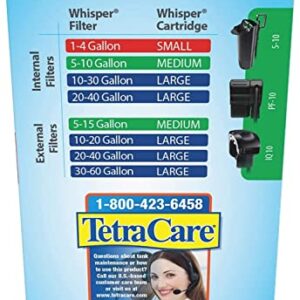 Tetra Whisper Bio-Bag Disposable Cartridges, Aquarium Filter Cartridges, 3 Count