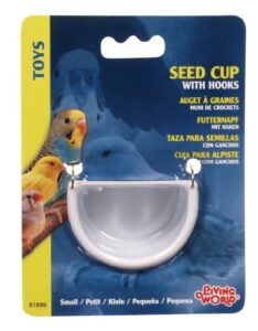 living world seed cup with hook, small (colors mar vary)