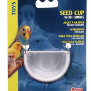 Living World Seed Cup with Hook, Small (Colors Mar Vary)