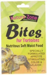 nature zone snz54660 melon flavored total bites soft moist food for tortoise, 2-ounce