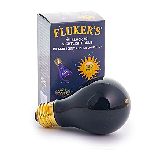 Fluker's Black Nightlight Bulbs for Reptiles 100 watt