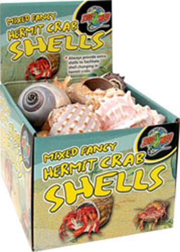 Zoo Med Laboratories SZMHC40 Hermit Fancy Shells, 24-Piece