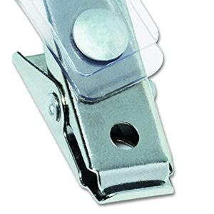 Swingline GBC ID Badge Clips, Clear, Badge Holder Clip, 100 Per Pack (1122897)