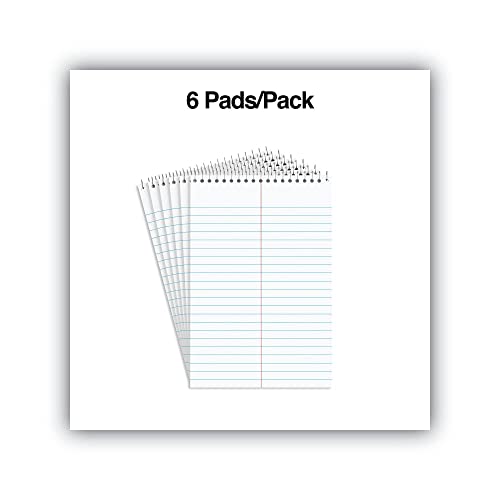 ---Universal 96920 Steno Book, Gregg Rule, 6 x 9, White, 80 Sheets, 6 Pack