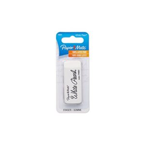 paper mate white pearl premium erasers, 1 eraser (70623)