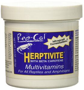 herptivite multivitamin for reptiles and amphibians (3.3 oz) blue bottle, 1 pack