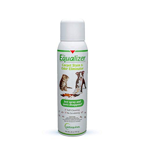 Vetoquinol Equalizer Pet Carpet Cleaner, Stain Remover & Odor Eliminator, Carpet Spot Cleaner, 20oz