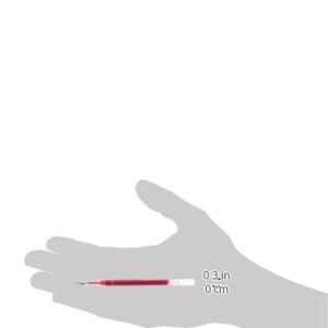 Zebra Pen LV-Refill for Gel Ink Pens, Medium Point, 0.7mm, Red Ink, 2-Pack