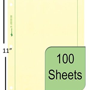 National Computation Pad, 5 x 5 Quad Ruling and Unruled, 8.5" x 11", 100 Sheets (42382)