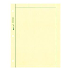 National Computation Pad, 5 x 5 Quad Ruling and Unruled, 8.5" x 11", 100 Sheets (42382)