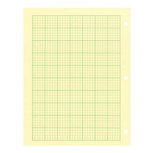 National Computation Pad, 5 x 5 Quad Ruling and Unruled, 8.5" x 11", 100 Sheets (42382)