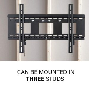 sanus premium universal 3-stud heavy duty tilting wall mount for large tvs - fits 50"-120" flat screens - low profile - easy install - ul tested for safety -vmpl3-b1
