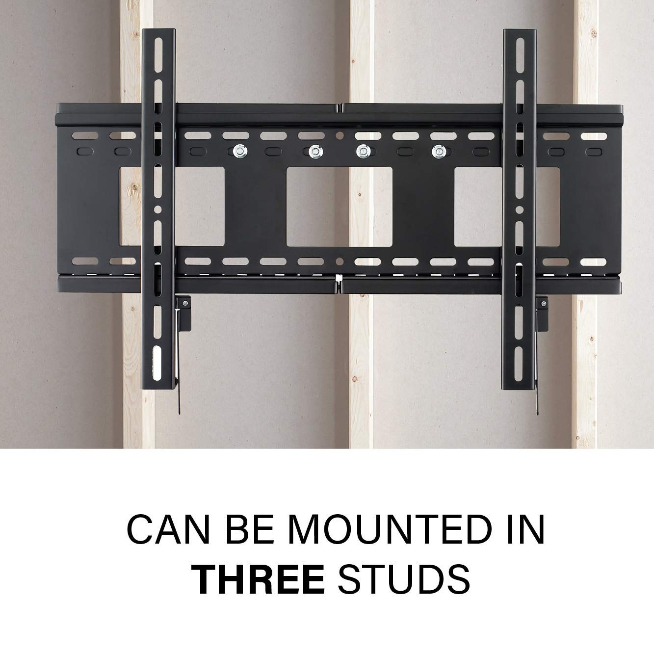 Sanus Premium Universal 3-Stud Heavy Duty Tilting Wall Mount For Large TVs - Fits 50"-120" Flat Screens - Low Profile - Easy Install - UL Tested For Safety -VMPL3-B1