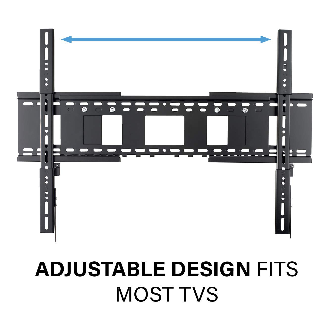 Sanus Premium Universal 3-Stud Heavy Duty Tilting Wall Mount For Large TVs - Fits 50"-120" Flat Screens - Low Profile - Easy Install - UL Tested For Safety -VMPL3-B1