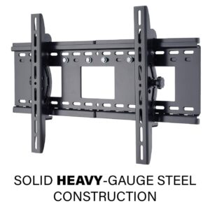 Sanus Premium Universal 3-Stud Heavy Duty Tilting Wall Mount For Large TVs - Fits 50"-120" Flat Screens - Low Profile - Easy Install - UL Tested For Safety -VMPL3-B1