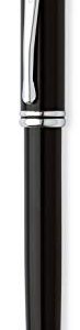 Cross Townsend Refillable Rollerball Pen, Rhodium-Plated Appointments, Includes Luxury Gift Box - Black Lacquer