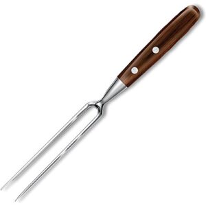 victorinox carving fork overall tines handle, 11"/6", rosewood