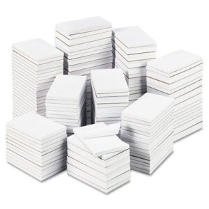 universal m9-35623 bulk scratch pads, unruled, 3 x 5, white (100-sheet, 180/carton)