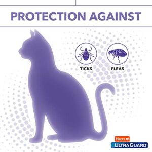 Hartz UltraGuard Flea & Tick Collar for Cats and Kittens, 7 Month Flea and Tick Protection and Prevention, White