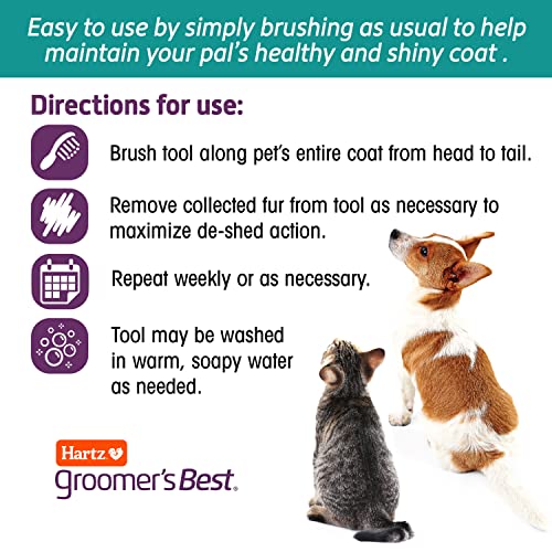 Hartz Groomer's Best Combo Dog Brush, Multi-Colored