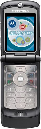 Motorola RAZR V3 Unlocked Phone with Camera, and Video Player-International Version with No Warranty (Black)