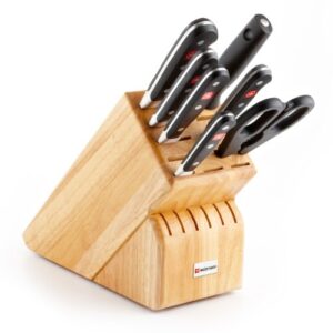 wusthof classic 8-piece deluxe knife set with block