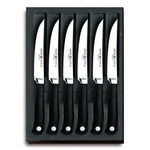 Wusthof Grand Prix II 6 Piece Steak Set, One size, Black