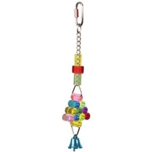 Prevue Pet Products BPV17047 Rainbow Acrylic Bird Toy, Medium/Large, Target