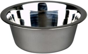 advance pet products stainless steel feeding bowls, 2-quart