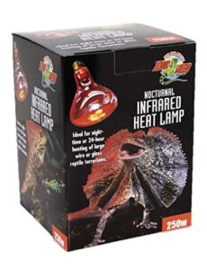 zoo med nocturnal infrared incandescent heat lamp 250 watts