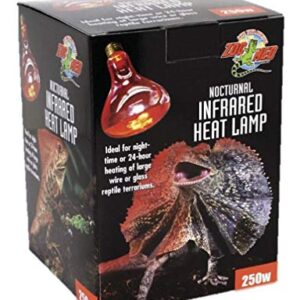 Zoo Med Nocturnal Infrared Incandescent Heat Lamp 250 Watts