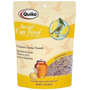 quiko special egg food supplement for canaries, 1.1 lb.