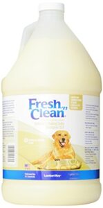 petag fresh 'n clean oatmeal 'n baking soda dog shampoo - tropical fresh scent - strengthens, repairs, & protects your dog's coat - 18 fl oz