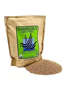 harrison's bird foods adult lifetime fine 5lb certified organic formula