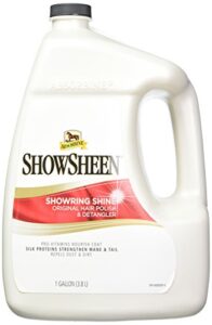 absorbine showsheen showring shine detangler, 1 gallon