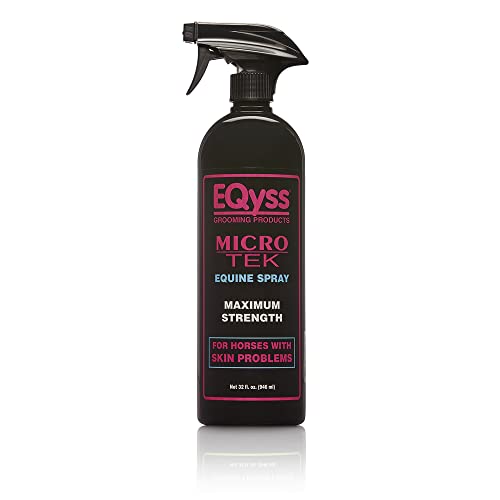 EQyss - EQyss Micro-Tek Equine Horse Spray- Soothes Sensitive Skin. Helps Scratching, Itching, and Rubbing. 32 oz