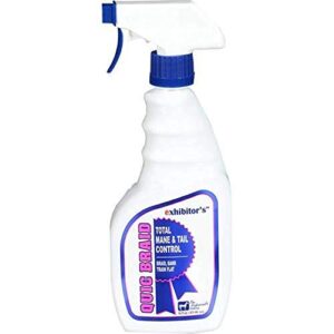 exhibitor's quic braid for total mane & tail control 16 oz spray