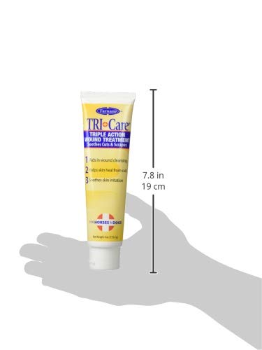 Farnam TRI-Care Triple Action Wound Treatment, One Size, for Dogs and Horses