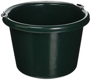 fortex industries 380568 utility pail dark green, 8 quart