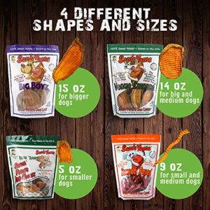 Sam's Yams Sweet Potato Dog Treats, Healthy Dog Treats for Small, Medium, and Large Breed Dogs - Made in USA, High Fiber, Vegan Dental Chews - Veggie Rawhide, Sweet Potato Dog Chewz, 14oz Single Pack