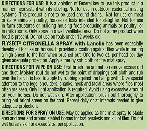 Equicare Farnam Flysect Citronella Spray, 32 fl. oz.