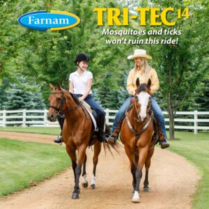 Farnam Tri-Tec 14 Horse Fly Spray, Kills, Repels, Protects, 32 Ounces